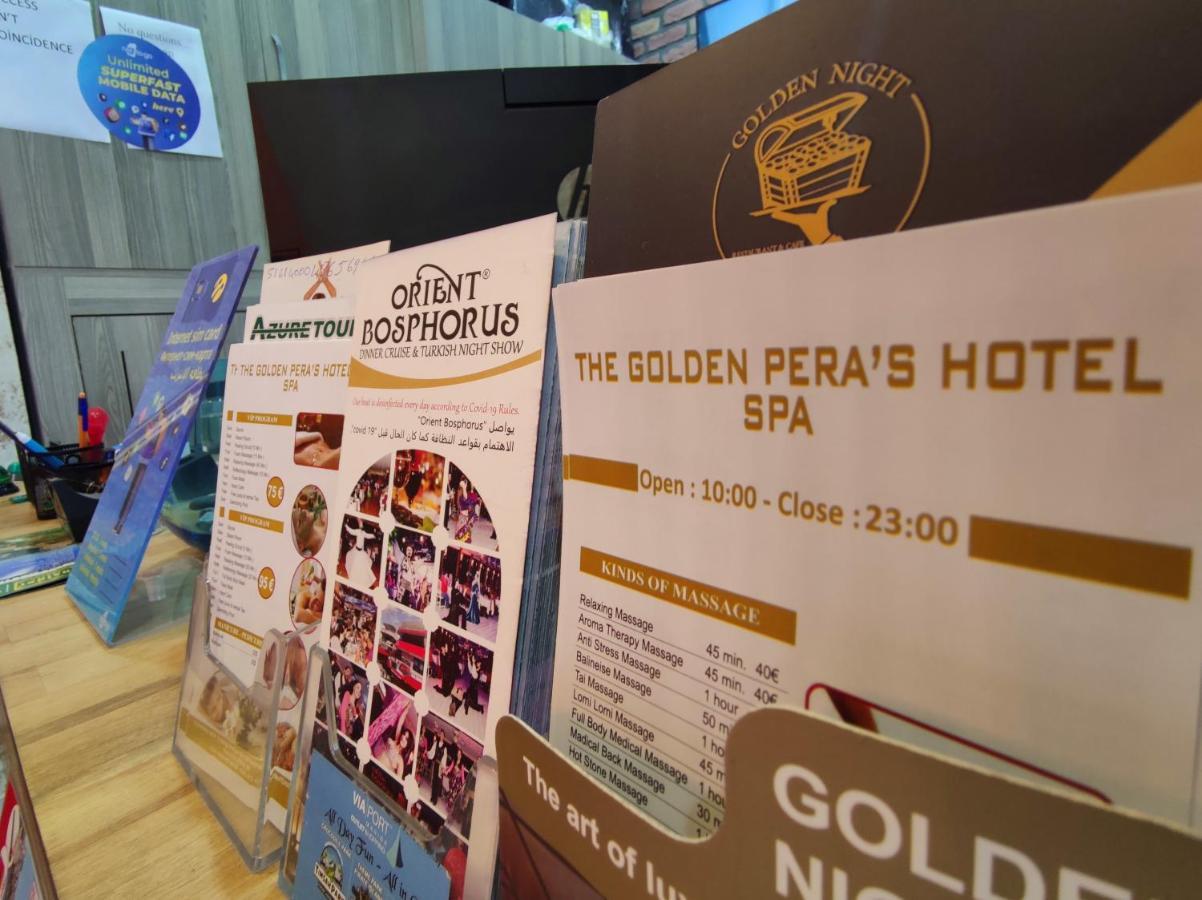 The Golden Pera'S Hotel & Spa Estambul Exterior foto